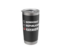 Democrat Republican Kayaker Stainless Steel Insulated Tumbler