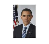 Democratic Party Presidents of The United States Barack Obama Celebs Poster Wall Art Poster Scroll Canvas Painting Picture Living Room Decor Home 08x12inch(20x30cm)