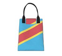 Democratic Republic of The Congo Flag Print Unisex Insulated Lunch Bag Lunch Bags for Work Perfect for Work Picnics and Travel Picnic Hiking Or Women Men Adult Kids