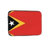 Democratic Republic of Timor-Leste 10 inch Shockproof Laptop Sleeve,for 10-17 Inch Laptop, Slim Top Zipper Case for Travel Office