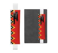 Democratic Republic of Timor-Leste Adjustable Leather Pen Holder Bookmark, Journal Bookmark Leather Pen Holder, Perfect for Back to School Christmas Gifts,