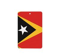 Democratic Republic Of Timor-Leste Car Air Fresheners Cards - 6 Pieces,Cardstock Scented Decor For Cars,Bedrooms, Closets