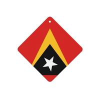 Democratic Republic Of Timor-Leste Car Air Fresheners Cards - Set Of 4 Pieces,For Cars & Home, Long-Lasting Lavender Fragrance