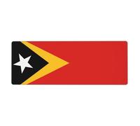Democratic Republic of Timor-Leste Mouse pad,11.8 x 31.5 inches, with a printed design, suitable for office use, gaming, and Office.