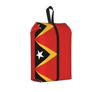 Democratic Republic of Timor-Leste Print Shoe Storage Bag, One Size Waterproof Shoe Pouch with Handle, for Gym Travel and Daily Use Organizer