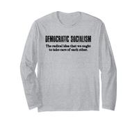 Democratic Socialism Definition | Socialist Progressive Long Sleeve T-Shirt