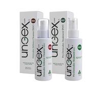 Demodicosis Treatment | Demodex Defence Cleanser and Pro-Demodex Mite Treatment | Eliminates Demodex on Skin | Ungex Solution for Acne Rosacea and Itchy Skin | Premium Kit A2-i 2in1