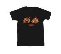 Demogorgon Pumpkin Cotton T-Shirt Stranger Things Black M