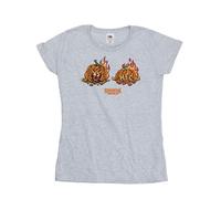 Demogorgon Pumpkin T-Shirt Stranger Things Grey XXL