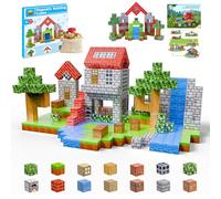 Demolike Magnetic Blocks 110PCS, Toys for for 3+ Year Old Boys & Girls, Creative Kids Games Kids Toys, Jungle