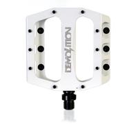 Demolition BMX Trooper CNC Alloy BMX Pedals 9/16" Axle White