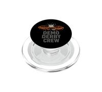Demolition Derby Fan Pit Crew Crash Driver Fair Identity PopSockets PopGrip for MagSafe
