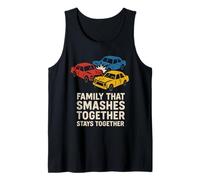 Demolition Derby Fan Pit Crew Crash Driver Fair Identity Tank Top