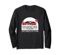 Demolition Derby One Wreck at A Time Car Travel Traveling Long Sleeve T-Shirt
