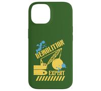 Demolition Expert Excavator Demolition Ball Construction Site Boy Dad Case for iPhone 14