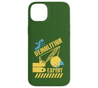 Demolition Expert Excavator Demolition Ball Construction Site Boy Dad Case for iPhone 14 Plus