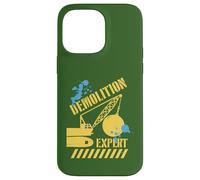 Demolition Expert Excavator Demolition Ball Construction Site Boy Dad Case for iPhone 14 Pro Max