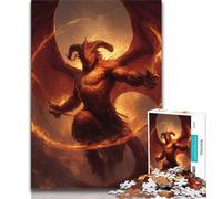 Demon 1000 Piece Jigsaw Puzzle for Adults Teens,Challenging Game Gifts for Is Ideal As A Gift for The Whole Family 38x26cm