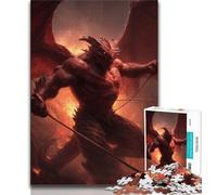 Demon 1000 Piece Jigsaw Puzzles for Adults & Teens,Help The Brain Exercise Addictive Toys to Cultivate Patience Suitable for Couples 38x26cm