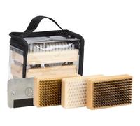 Demon 5 Piece Brush Set Ski or Snowboard Tune Kit, Assorted Multi