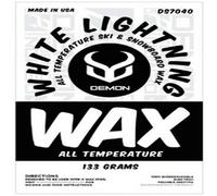 Demon Snow Lightning Snowboard/Ski Wax, 133g - White Universal White
