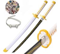 Demon Anime Samurai Sword For Kids Wooden Replica Cosplay Prop Ninja Katana