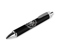 Demon Baphomet Satanic Goat Pentagram Ballpoint Pen for Men Women 1 PCS | Funny Retractable Medium Point 0.5mm Pen with Soft Grip Smooth Writing