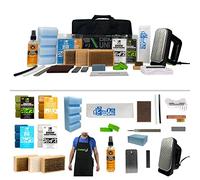 Demon Charger Complete Ski and Snowboard Tuning Kit with Iron, 2.25lb Wax, Brush Kit, Base Cleaner and Wax Apron