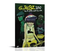 Demon Days-GorillazPhoto Landscape Print Poster Home Office Decor Canvas Poster Decorative Paper Wall Picture Print Modern Family Decor BathroomFrame-style12x18inch(30x45cm)