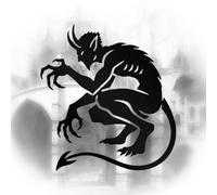 Demon Devil Gothic Sticker Vinyl Decal for Car Laptop Wall Halloween