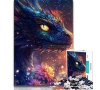 Demon Dragon 1000 Piece Jigsaw Puzzle for Adults Teens,Educational Games Home Decoration Deal As Gifts for The Whole Family 38x26cm