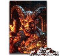 Demon Dragon Jigsaw Puzzles 1000 Pieces for Adults Teens,Help The Brain Exercise Addictive Toys to Cultivate Patience Great Gift (38x26cm)