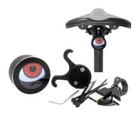 Demon Eye Bikes Taillight, 2PCS LED Dynamic Devil Eyes Lights with Muti-Colors Modes and DIY Personalized Light Display, Waterproof, USB Rechargeable Devil Eyes Light for Bicycles, Motorcycles