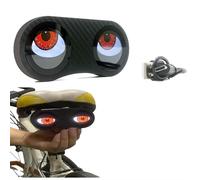 Demon Eyes Bike Tail Light, 2025 New Waterproof Smart Bike Tail Light Devil Eyes Light with Vivid Led Color Modes, USB Electric Scooter Demon Eye Headlights for Bike and Scooters