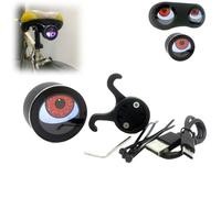 Demon Eyes Bike Tail Light,Programmable Eyes Rear Bike Lights,LED Smart Devil Eyes Lights for Bike,Mini Bikes Tail Light,Devil Tail Light Accessories for Bicycles Motorcycles