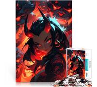 Demon Girl with Red HornsPuzzle for teenagers 2000 Pieces learning educational toys for is ideal as a gift for the whole family 70x100cm