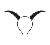 Demon Goat Horns Headband Halloween Devil Sheep Horn Headband for Adult | Gothic Antelope Sheep Horn Hoop Headband, Lightweight Halloween Costume, Witch Ram LARP Dark Fantasy Cosplay Prop