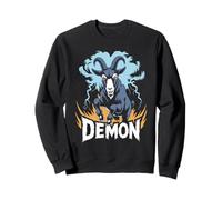 Demon Goat - Vintage Creepy Monster Halloween Lover Sweatshirt