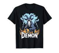 Demon Goat - Vintage Creepy Monster Halloween Lover T-Shirt