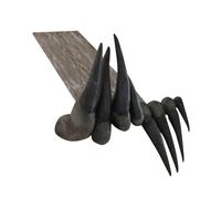 Demon Hand Bookmark - Resin thriler Claw Mark, Gothic Witch Finger Marker | Scary Devil’s Hand Decor for Halloween Book Lovers, Horror Style Stationery for Bookshelf Ornament Collectible Display