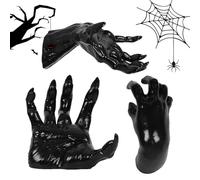 Demon Hand Wall Hunging Statues | Handcrafted Wall Statues - Gothic Hunging Art Hands Sculpture For -Offices, Bedroom, Haunted -House