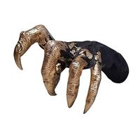 Demon Hand Wall Mount | Skull for Home Gothic - Golden Claws with Strong Resin and Hanging Design Living Room and Aisle Hand Carved, Cast, Polished and Painted, Which is Very Practical