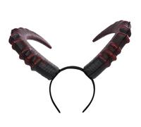 Demon Horn Cosplay Headband - Realistic Devil Horns, Comfortable for Halloween, Costume Parties