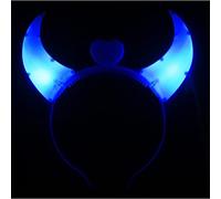 Demon Horns Headband Devil Horns for Men Headband for Putting on Makeup Girls Devil Costume s Horn Trumpet Horn Lamp