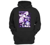 Demon Hunter Hoodie - Kids K-Pop Inspired Jumper - Casual Pullover (UK, Alpha, XXL, Regular, Regular, Black)