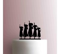 Demon Hunters - Acrylic Cake Topper (5 Inch Width, Blue)