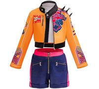 Demon Hunters Cosplay K Pop Rumi Zoey Cosplay Costumes For Kids, Hunters Pop Singers Rumi Zoey Idol Stage Role Play Demon Hunters Outfits Halloween Party Cosplays Full Set For Women Girls