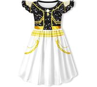 Demon Hunters Costume Rumi Costume For Girls, Kids K pop Stars Vocal Rumi Cosplay Stage Outfits Idol Singers Performance K pop Demon Hunters Outfit Party Dress Up (A08 110)