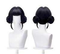 Demon Hunters Costume Rumi Wigs Anime Mira Zoey Costume Wigs for Women Men, Purple Braid Wig Halloween Cosplay Props Straight Hair, Adjustable Cap, Halloween Anime Costume Wig