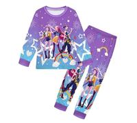 Demon Hunters Girls Pajamas Set K-Pop Mira Rumi Zoey Sleepwear Pyjamas Nighties Fashion Cute Kids Pjs Purple